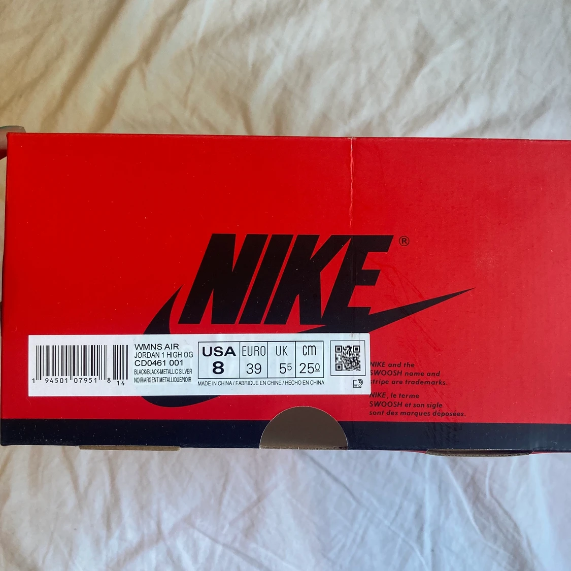 Jordan 1 High OG Silver toe  - 91