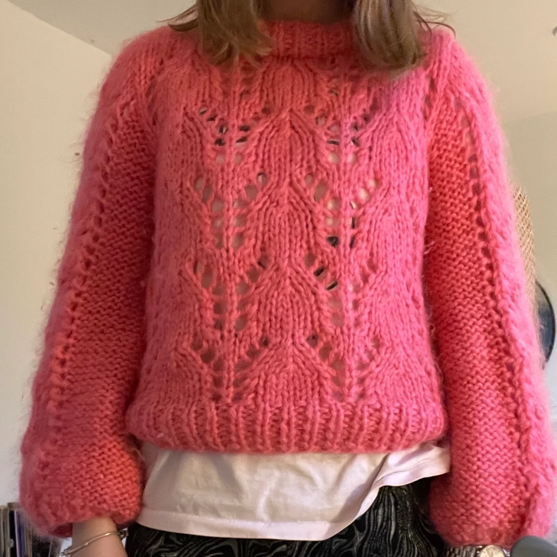 Rosa Ganni Julliard tröja💘 - 91