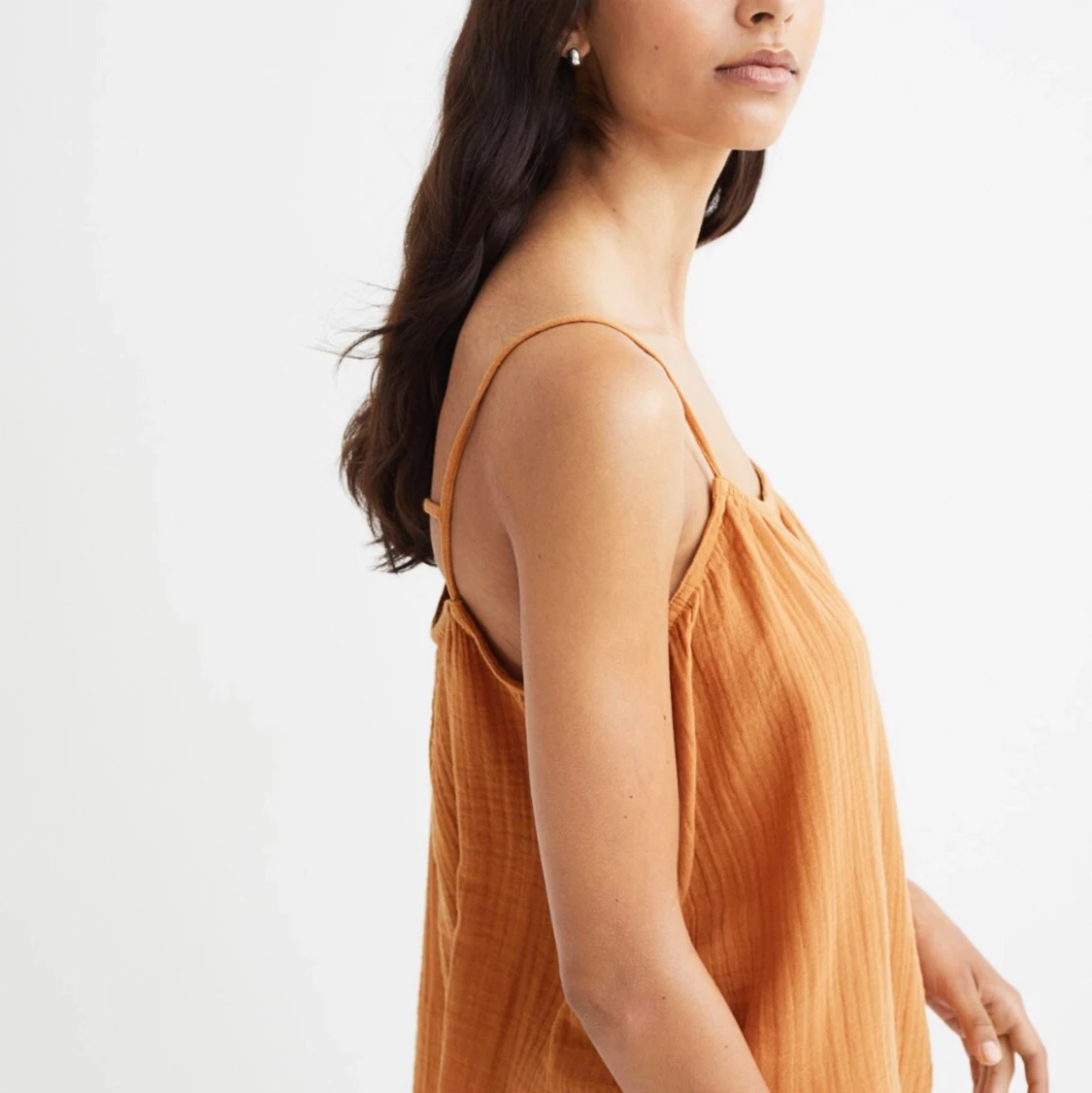 rostbrunt sommar linne - 90