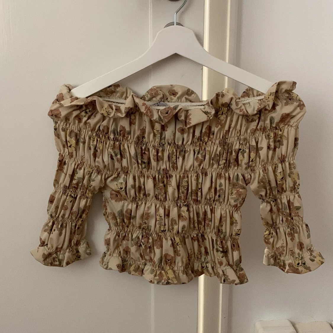 Vintage off-shoulder topp, XS