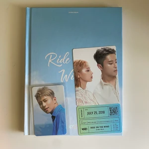 KARD Ride On The Wind Kpop Album - Perfekt skick, typ aldrig rört det annat än att ta ut photocardet å du får med det som kom med i albumet :)
