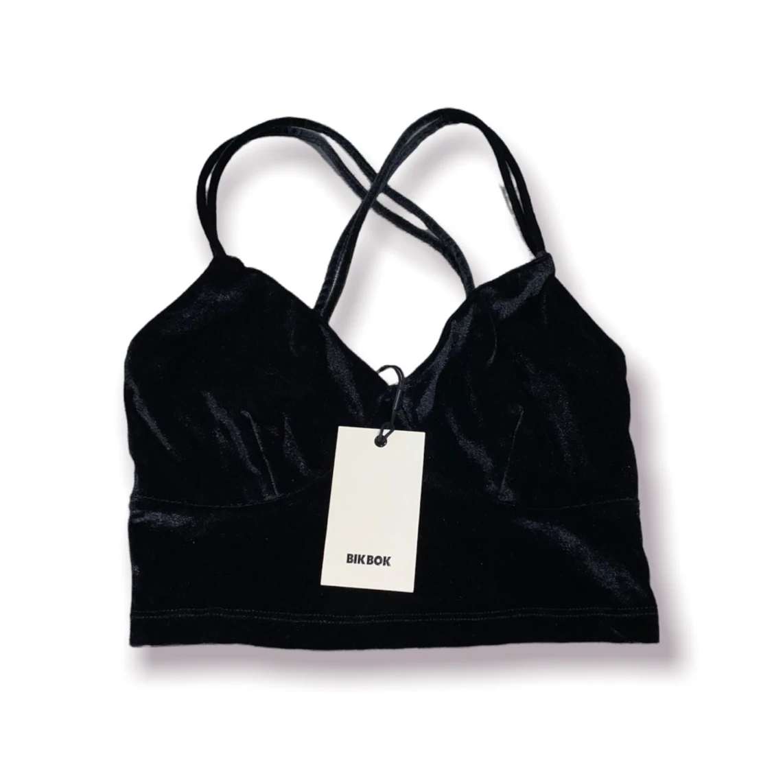 Velour topp från Bikbok