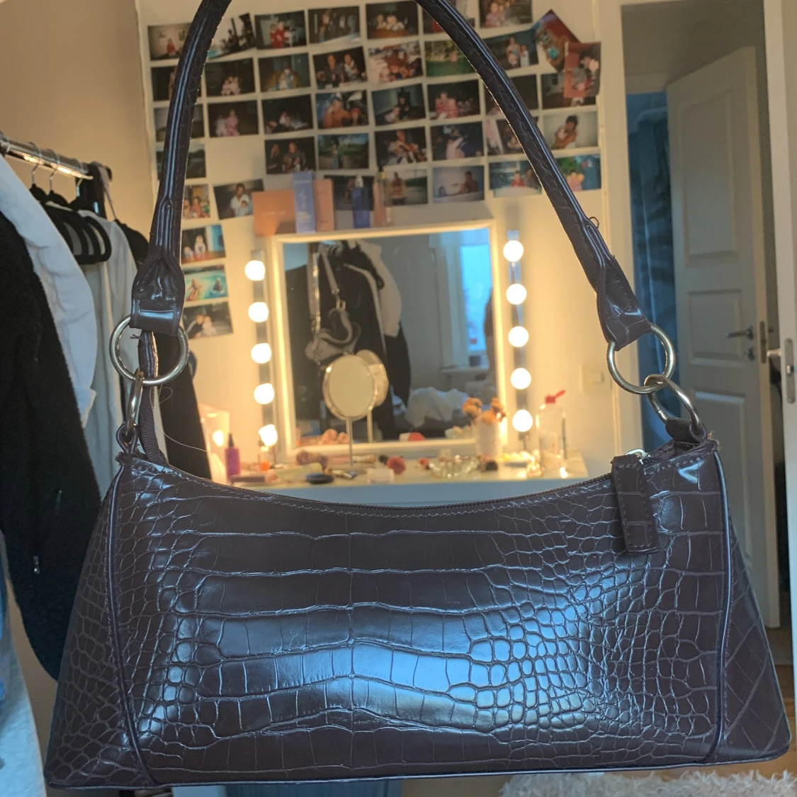 Brun läderväska 💖💖