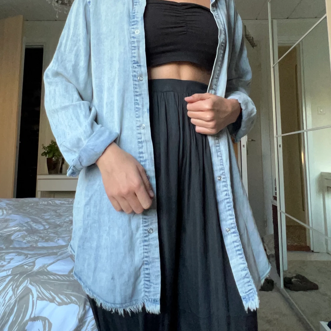 Ljusblå retro tunika  - 91