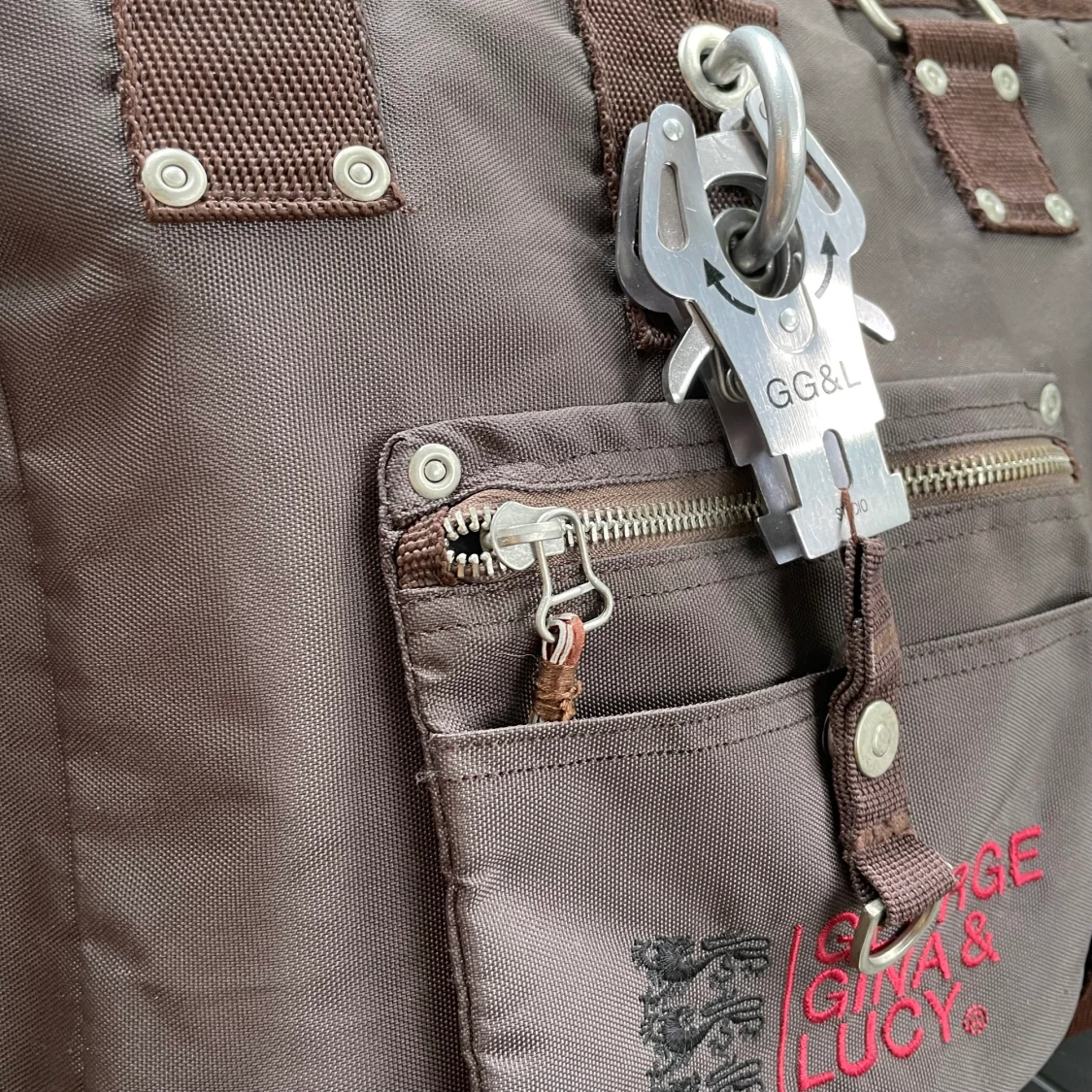 Brun George Gina & Lucy väska - 90
