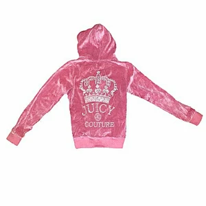 Juicy Couture Pink Hoodie - Vintage Juicy Couture Pink Zip Up Hoodie size S/M
