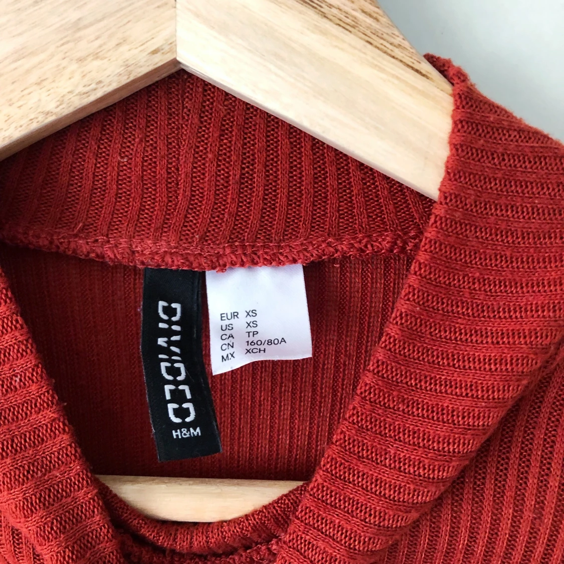 Polotröja / H&M / Röd / Strl 36 - 90