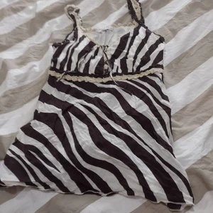 Linne - Zebra linne brun storlek 36