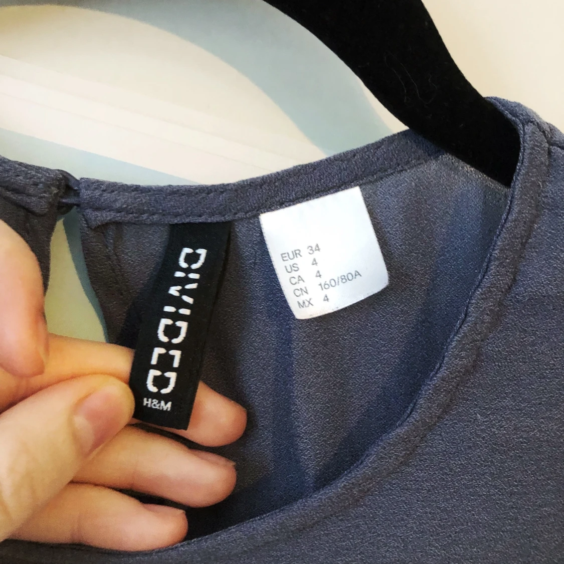 H&M / Blus / Blå / Strl 34 - 91