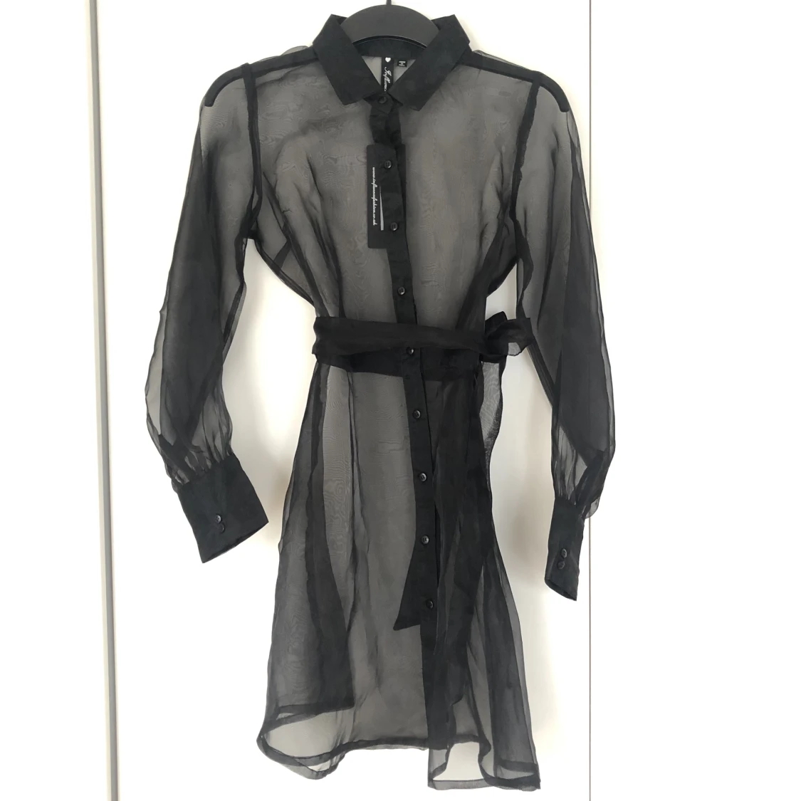 Skjortklänning i organza