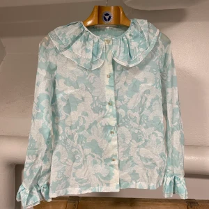 Vintage skjorta - Blus med fint mönster från 60-talet🌸