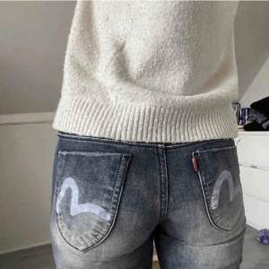 Säljer ett par Evisu jeans, de är köpta här på plick. Säljer för att de inte passade mig😁Pris kan diskuteras! Vid frågor och funderingar är det bara att skriva:)🫶🏼(bilderna är lånade!)
