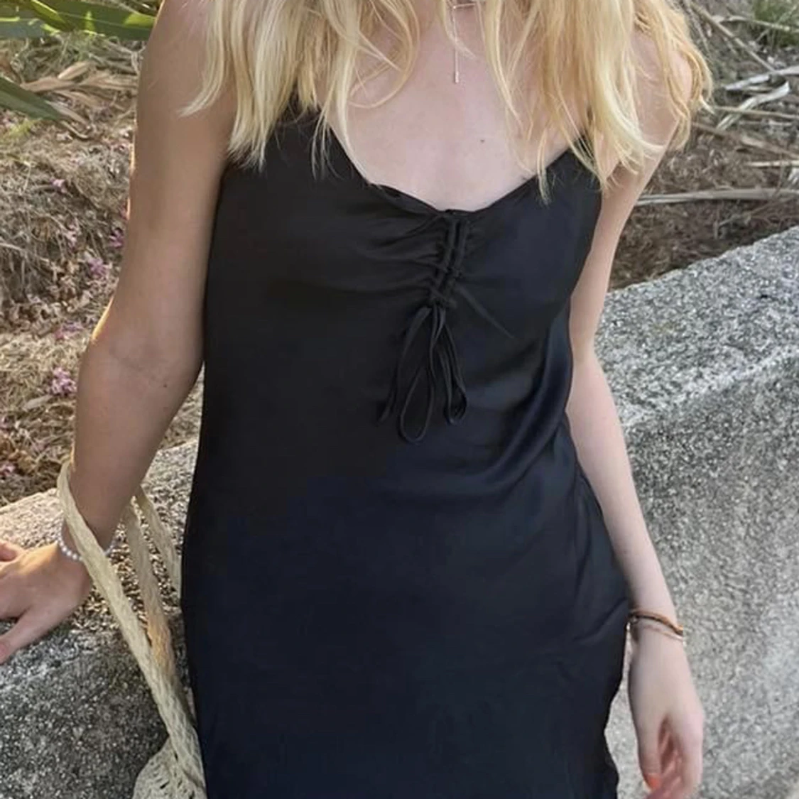 Satinklänning  - 90