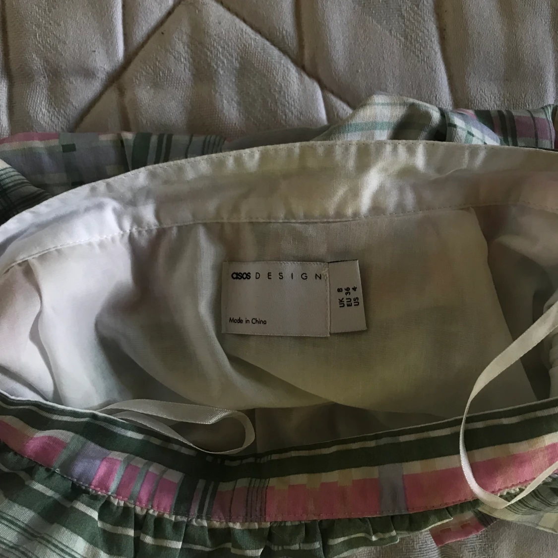 Rutig volangkjol asos 34-36 - 90