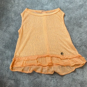 Linne 🧡 - Fint volang-linne från J&L i storlek s/xs.🧡 