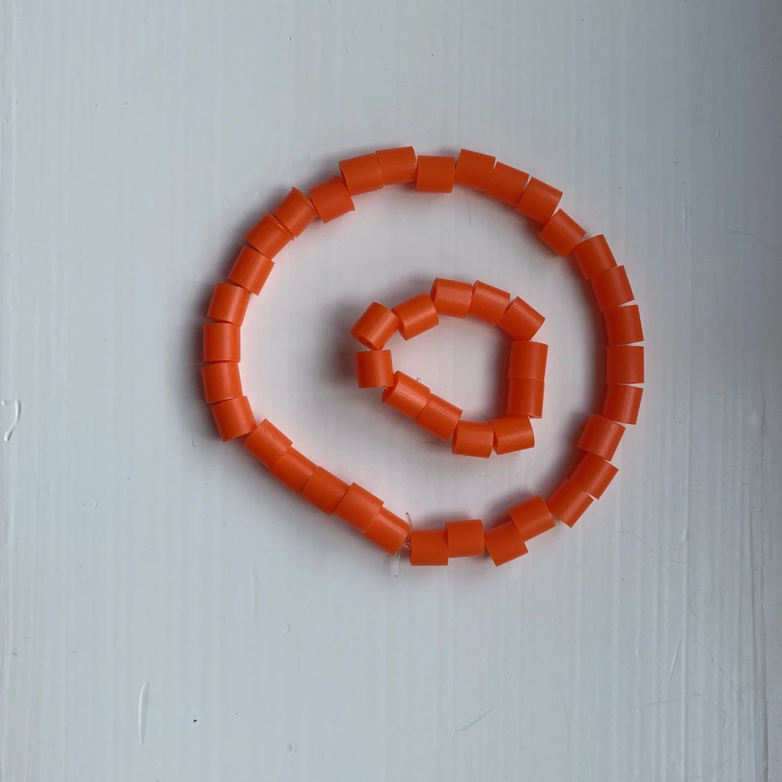 Orange armband och ring - 91