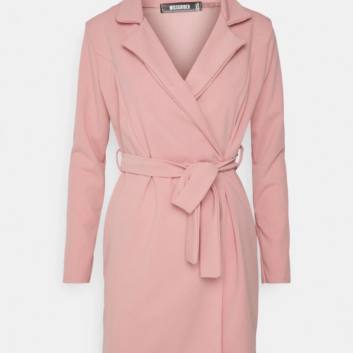 Belted blazer dress misguided 
