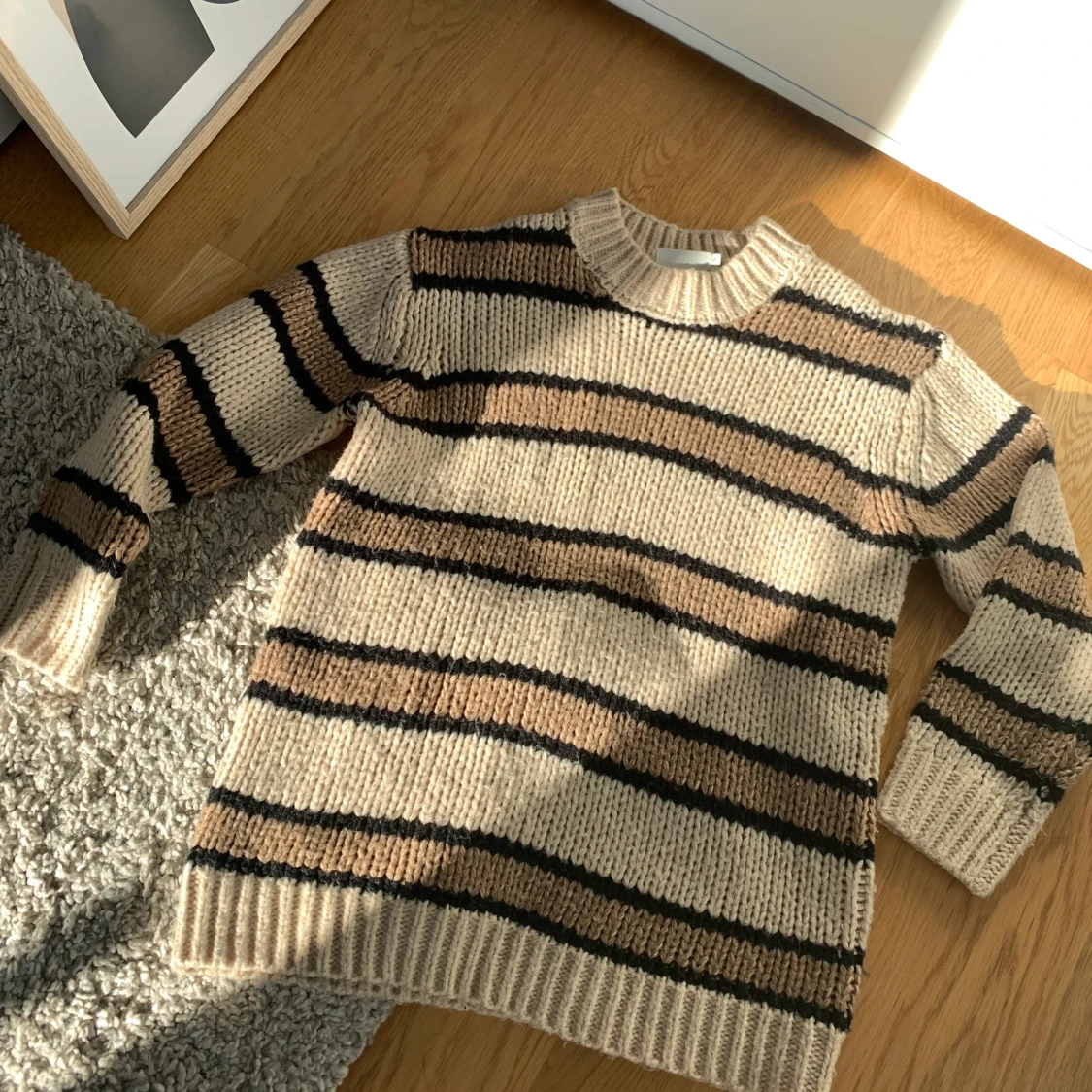 oversized stickad tröja