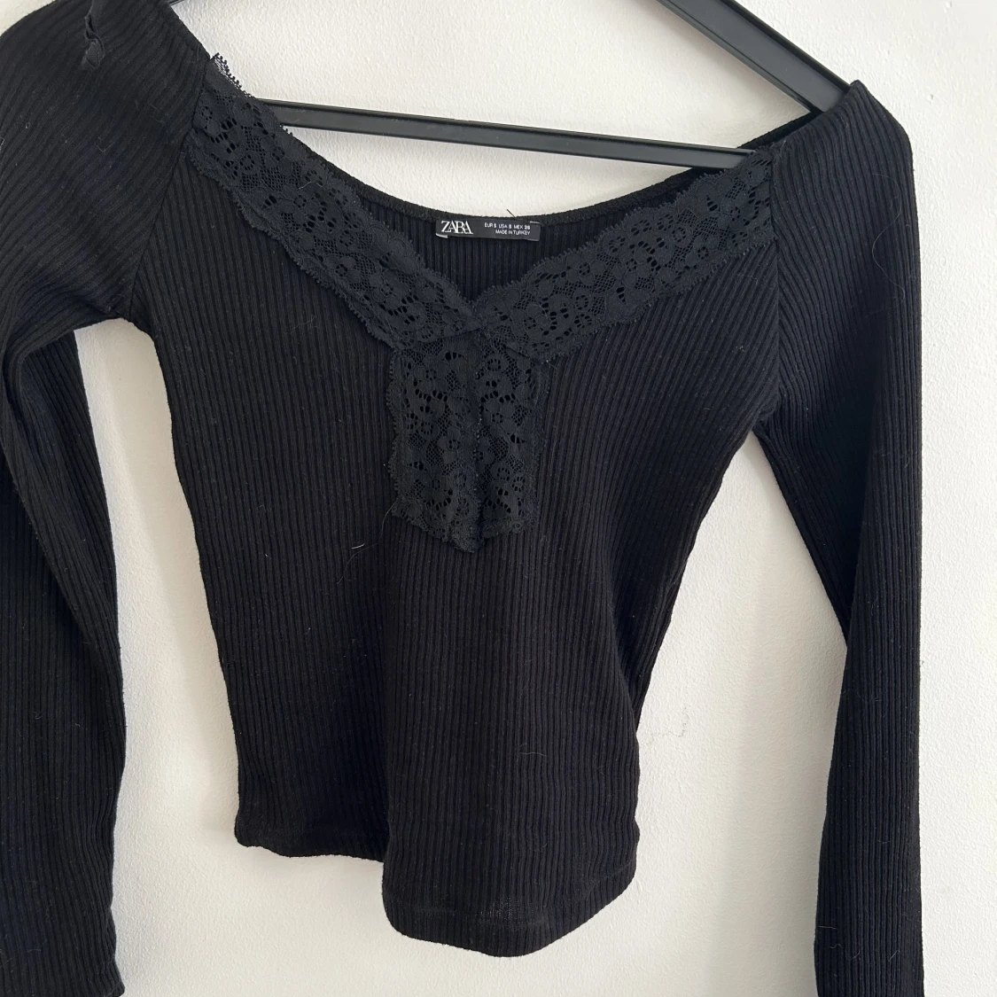 Svart spets topp från Zara - 90