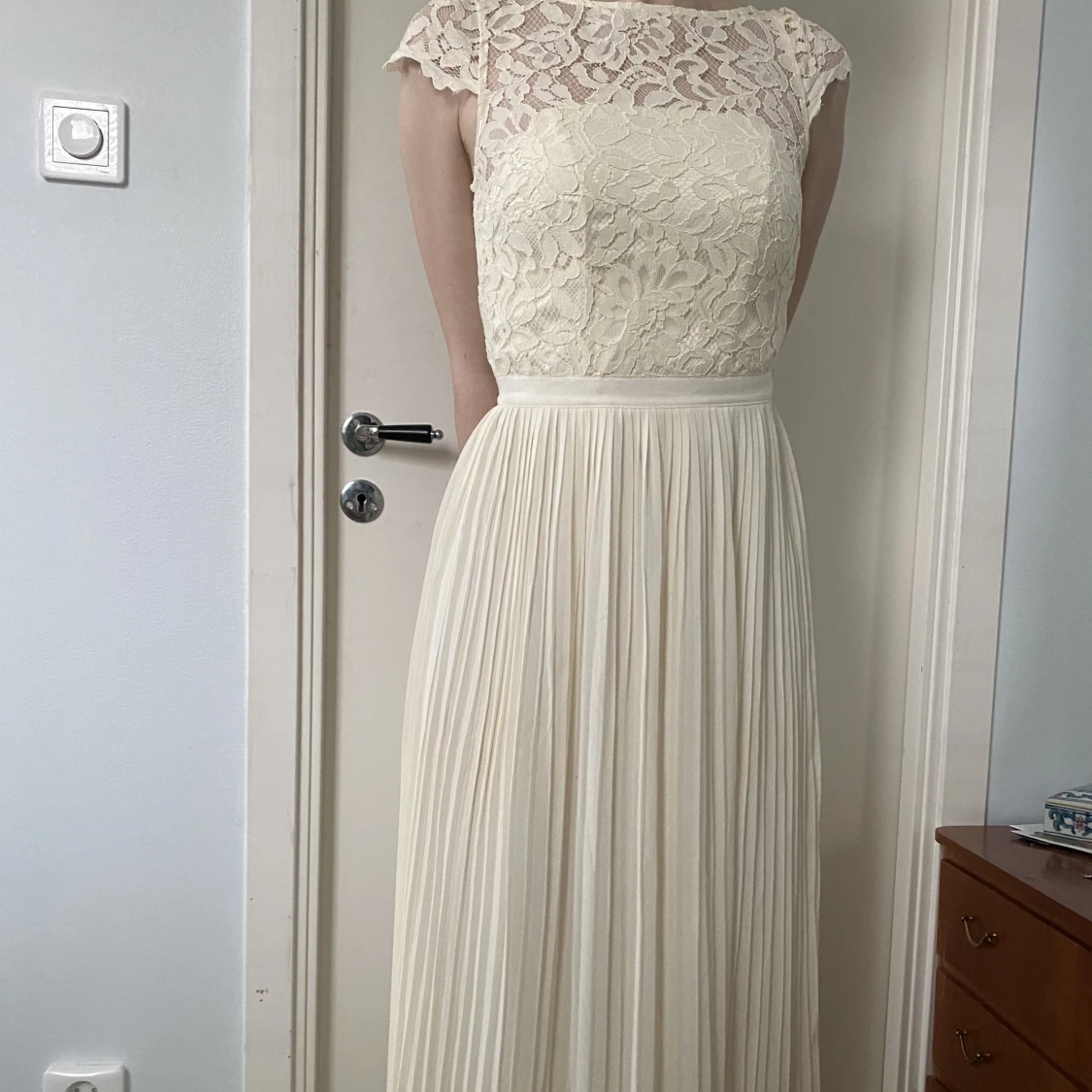 Vit långklänning  - 91