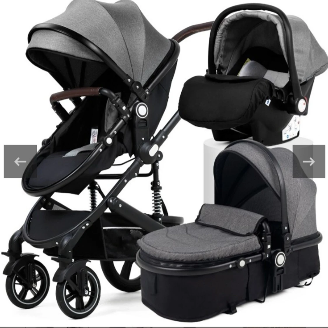 Barnvagn till salu felköp därför säljer jag den!