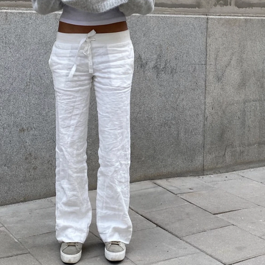 Linnebyxor Alobhalabel