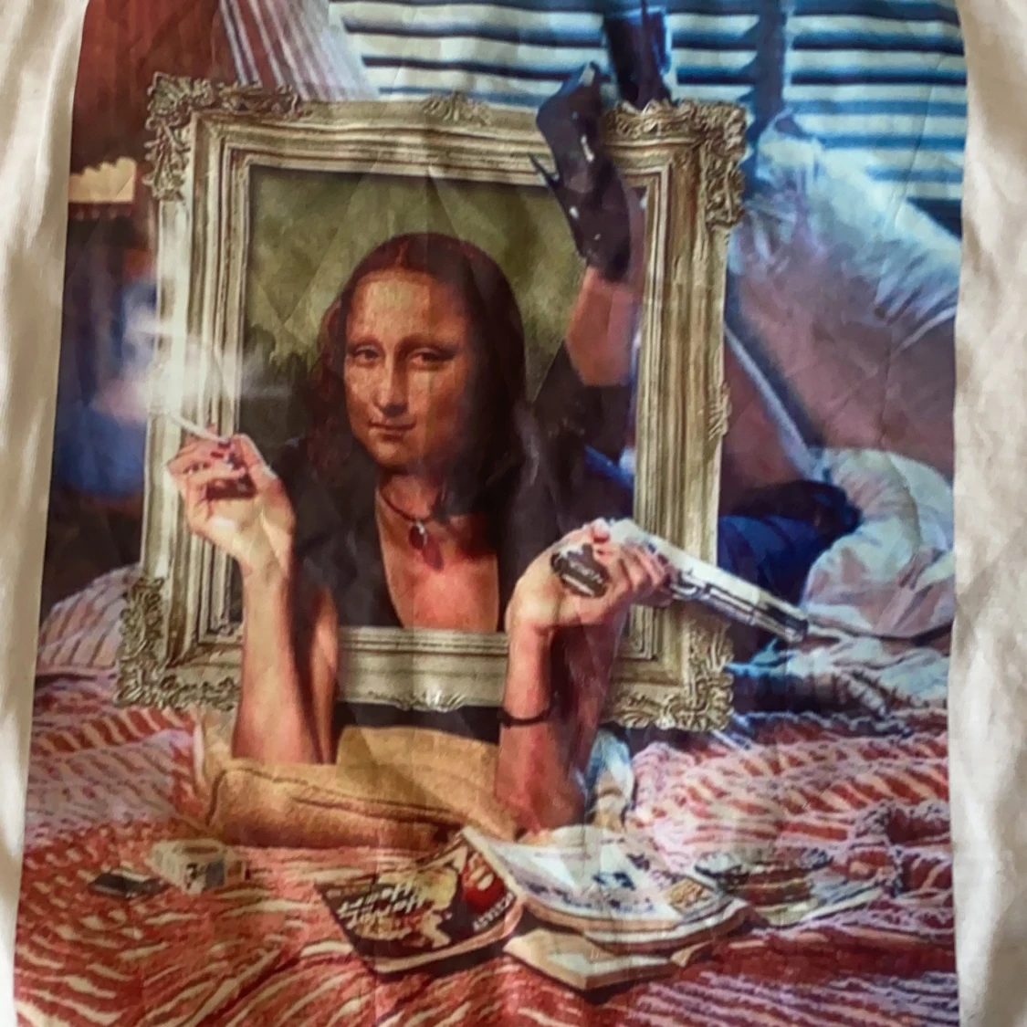 En rolig t-shirt i storlek m - 91