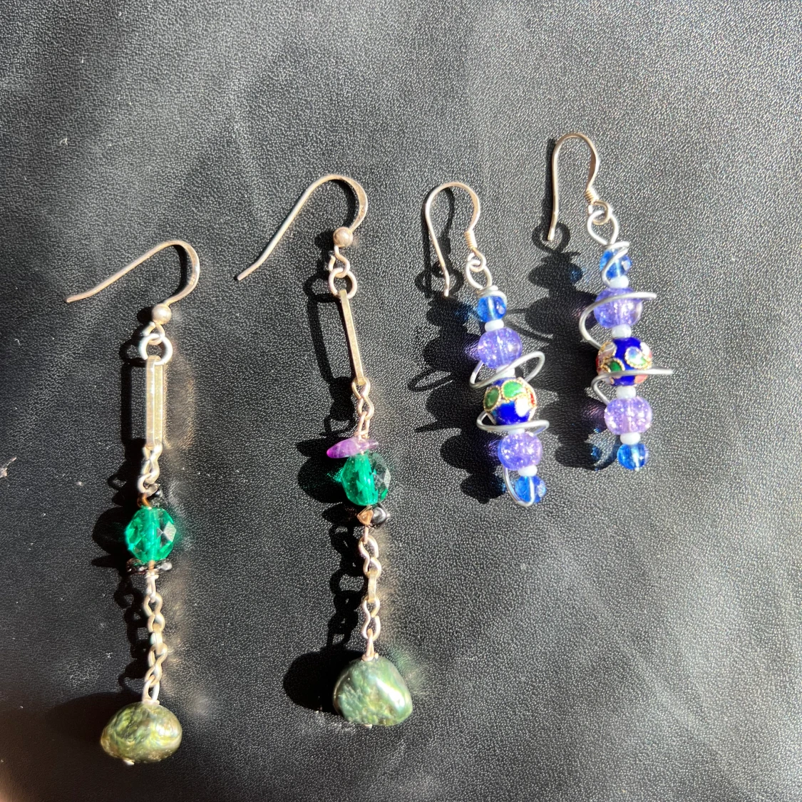 Äkta silver örhängen mycket fint  - 90