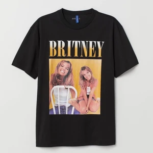 Britney t shirt - Svart t shirt med tryck av Britney Spears oversize