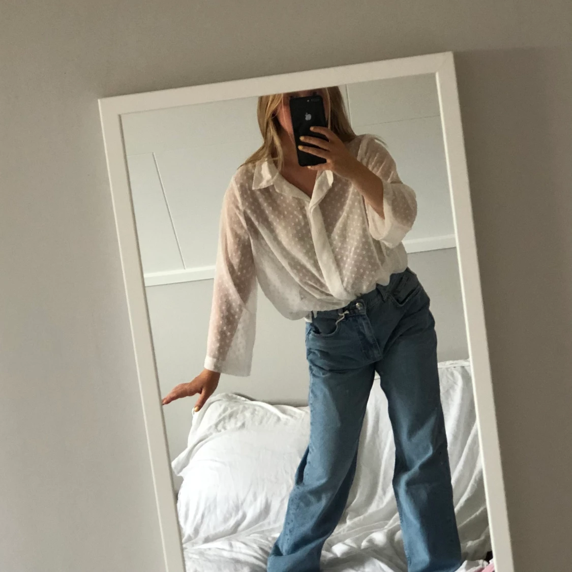 Vit blus - 90
