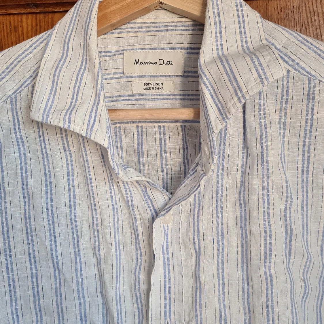 Linne skjorta strl L - 90