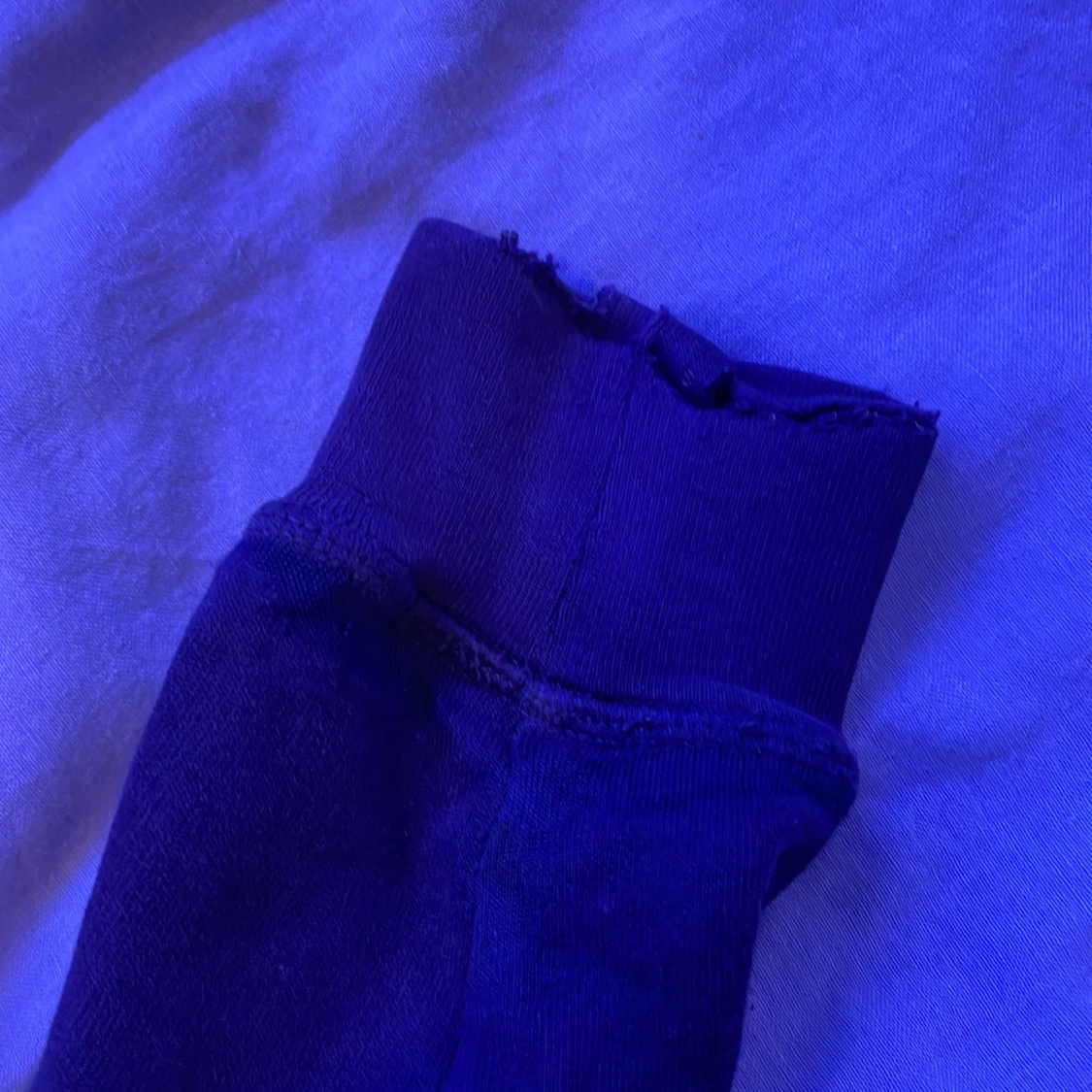 Marinblå Gant Hoodie - 90