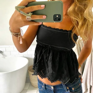 Zara topp - Superfin svart topp från zara❤️❤️ storlek M