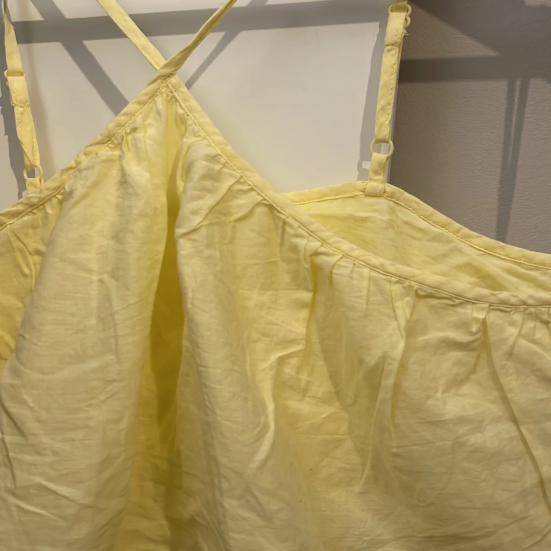 Jätte söt topp i linne material  - 90