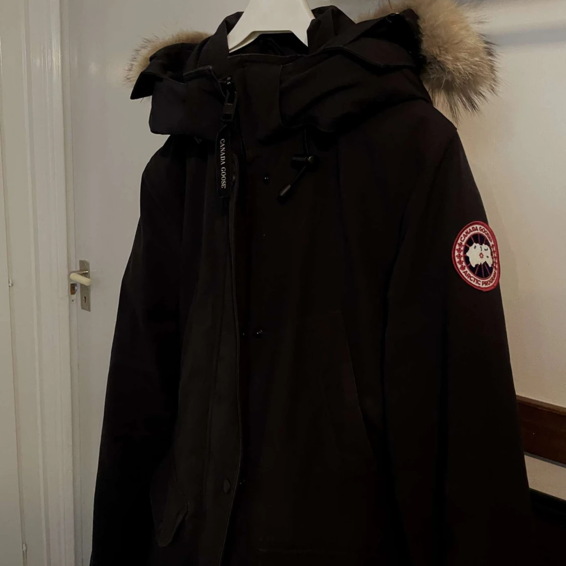Canada goose jacka (svart)