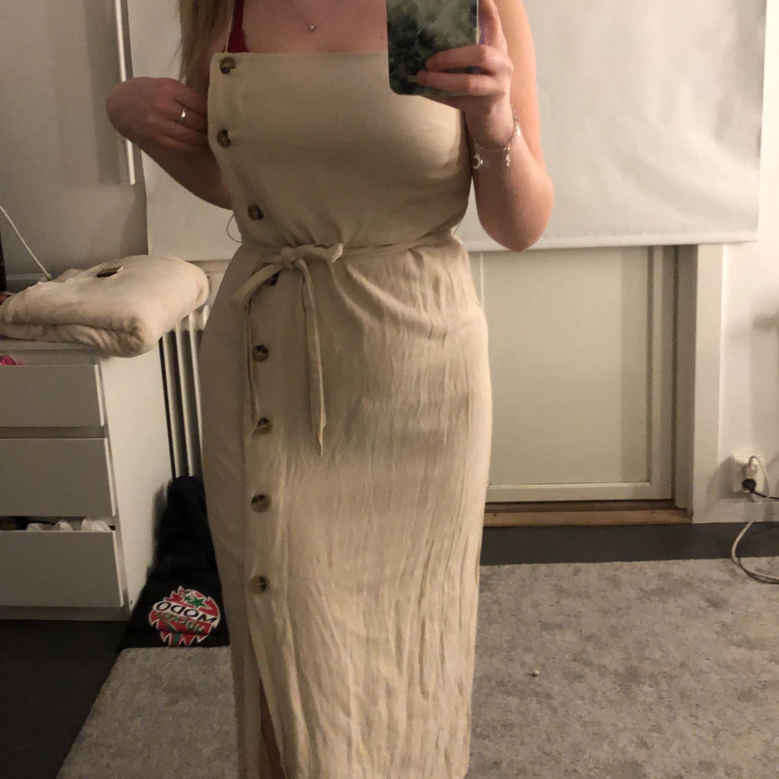 Beige klänning  - 90