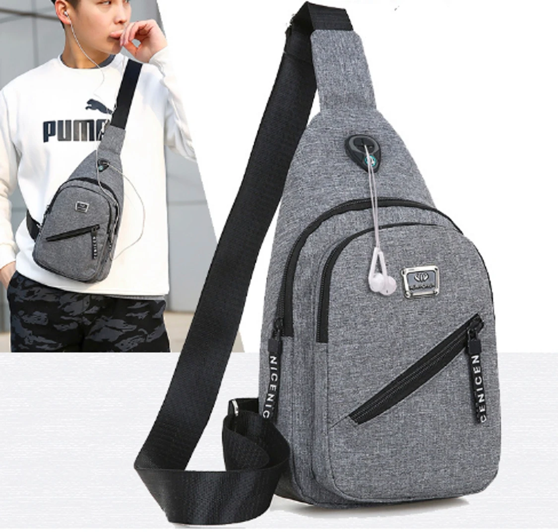 Herr Kurirväska Sling Axelväska Bröstväska  - 90