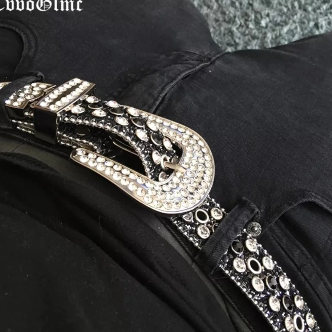 Rhinestone bälten