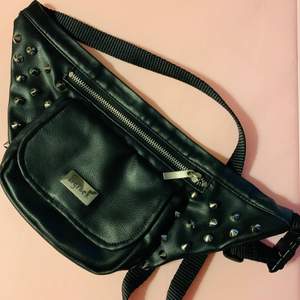 Side bag with cool spikes. Perfect conditions, vegan leather, lots of space for makeup, phone and docs