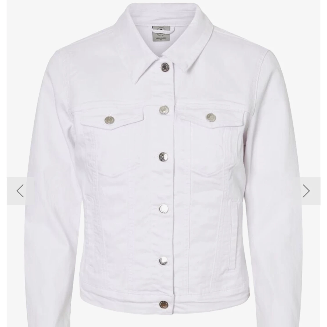 Vero Moda, vit jeansjacka, strl S - 90