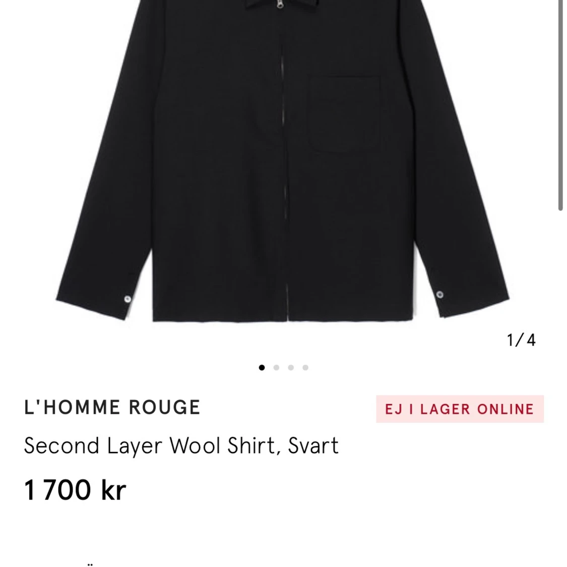 L’HOMME ROUGE overshirt - 91