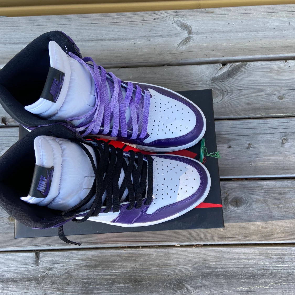 💜Jordan 1 High Court purpule💜 - 91