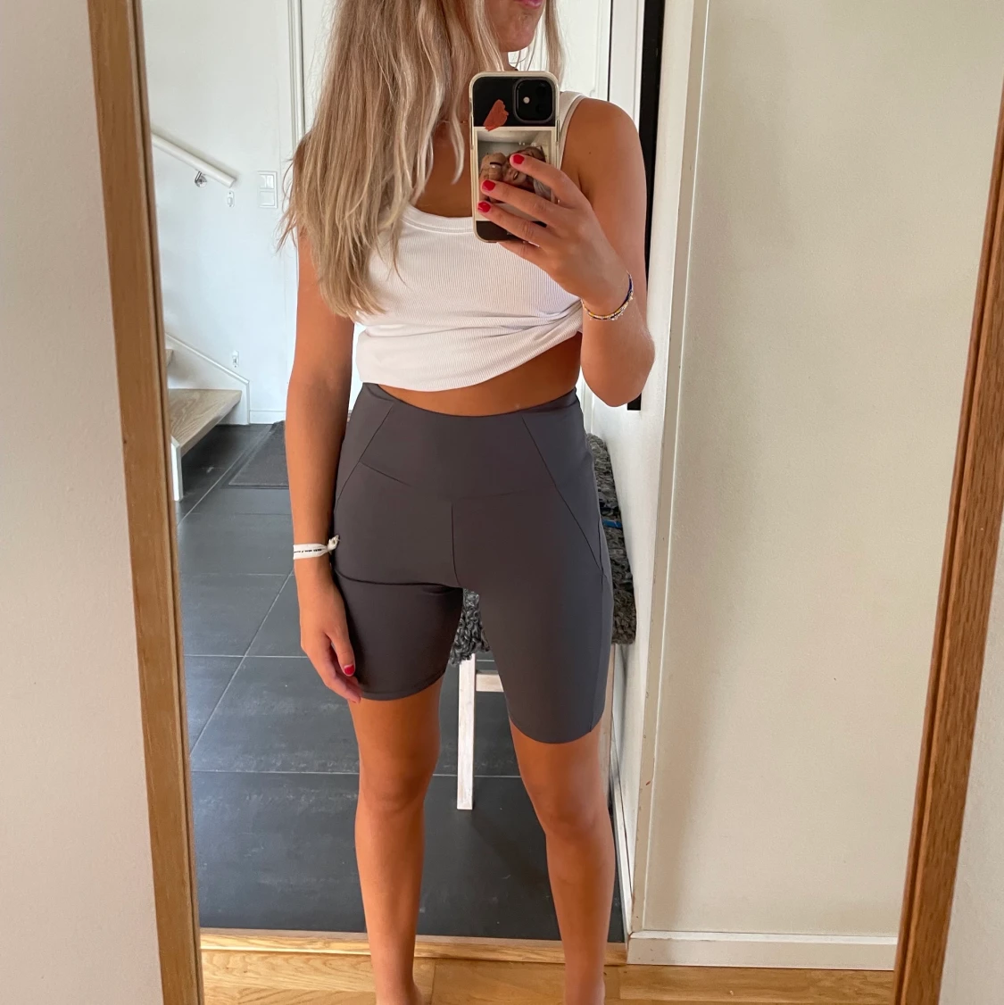 Gråa bikershorts🖤🖤