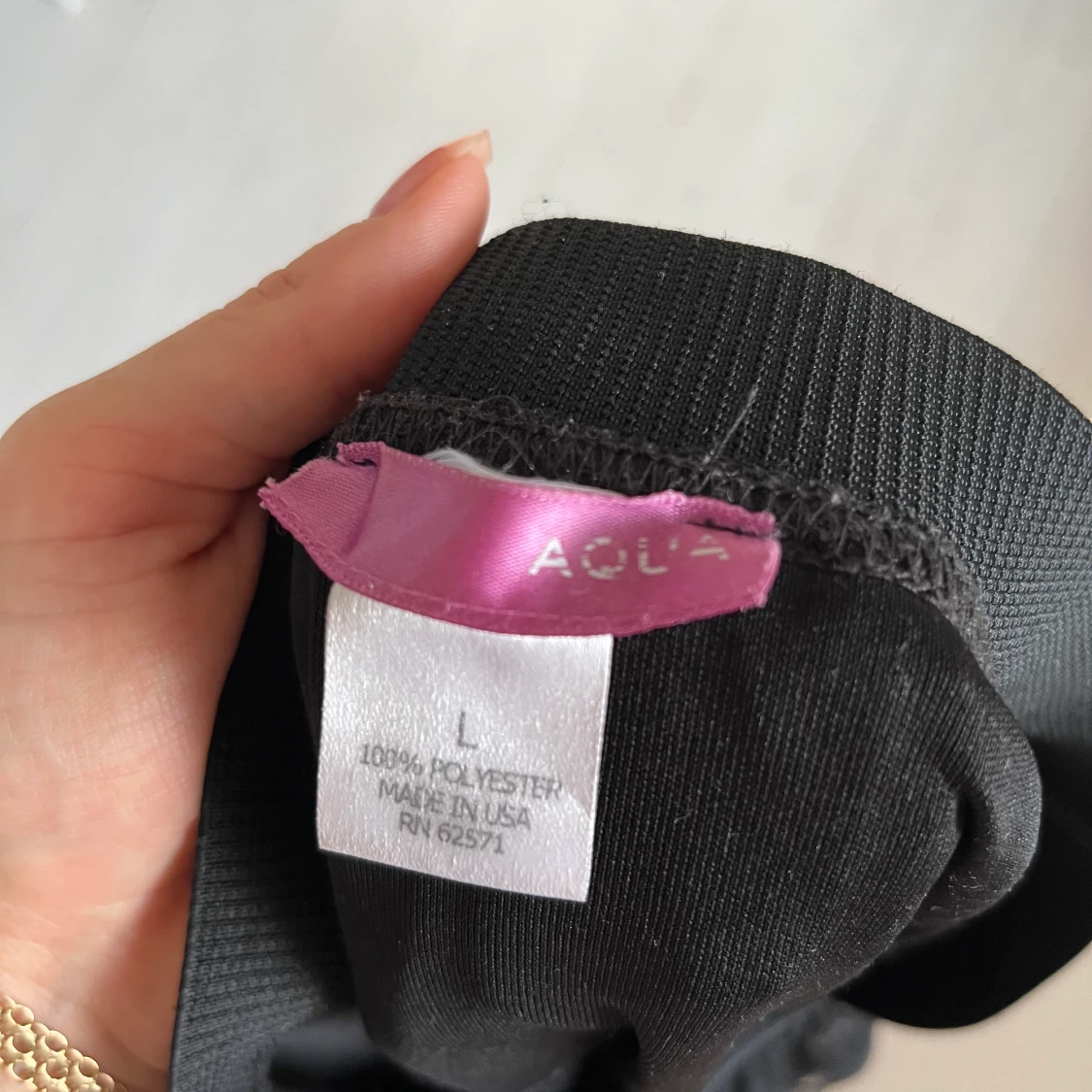 Svart puff-kjol - 91