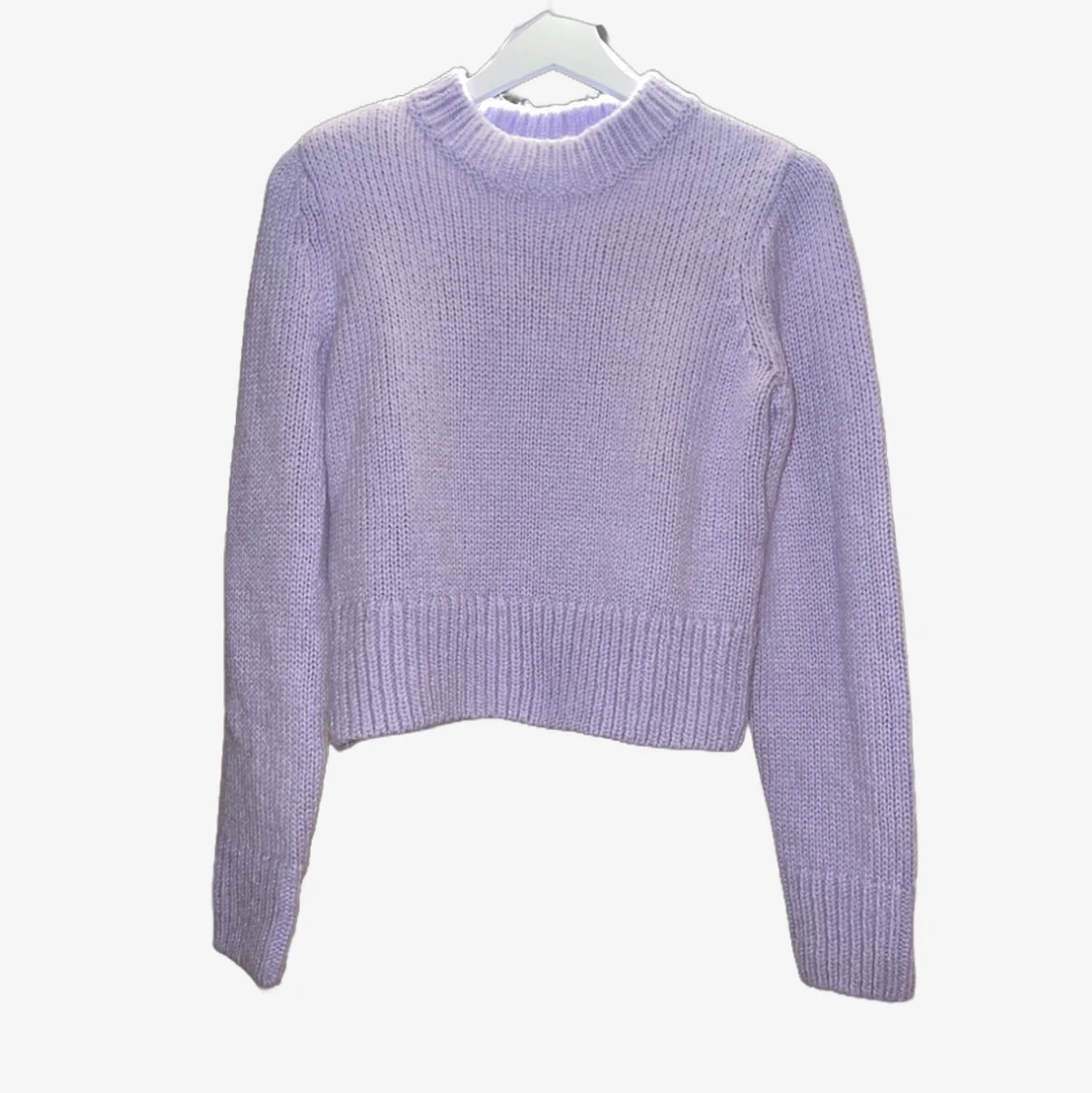 Pastell lila tröja - 90