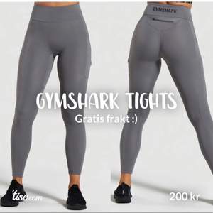 Skit snygga gymshark tights! Använder ej längre, bra skick 🙌🏼 kontakta för mer bilder ❤️ (framten ingår i priset, så det som står där nere om frakten gäller ej!)  #gymshark #leggings #gym