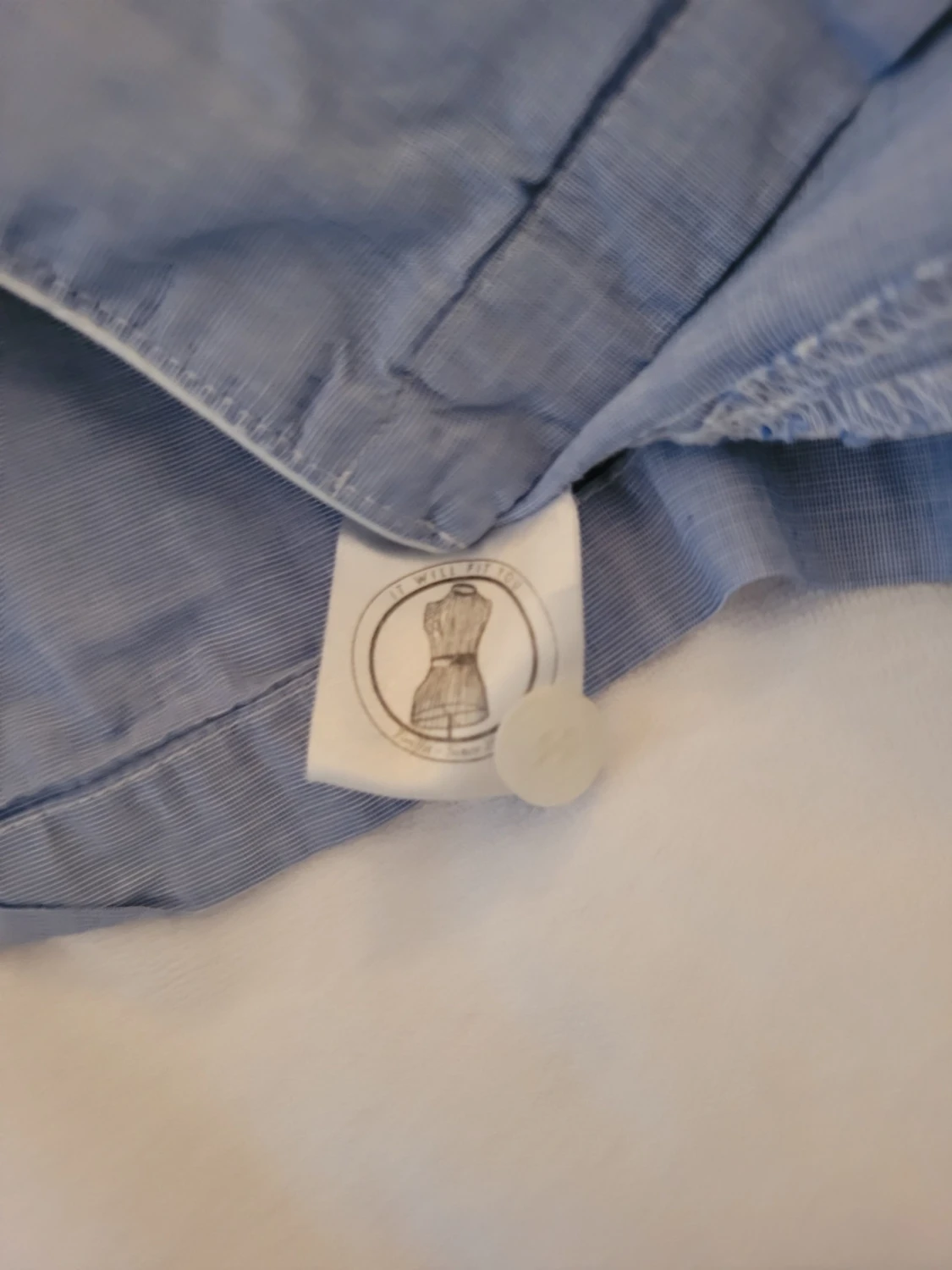 Blå långärmad pyjamaströja - 2