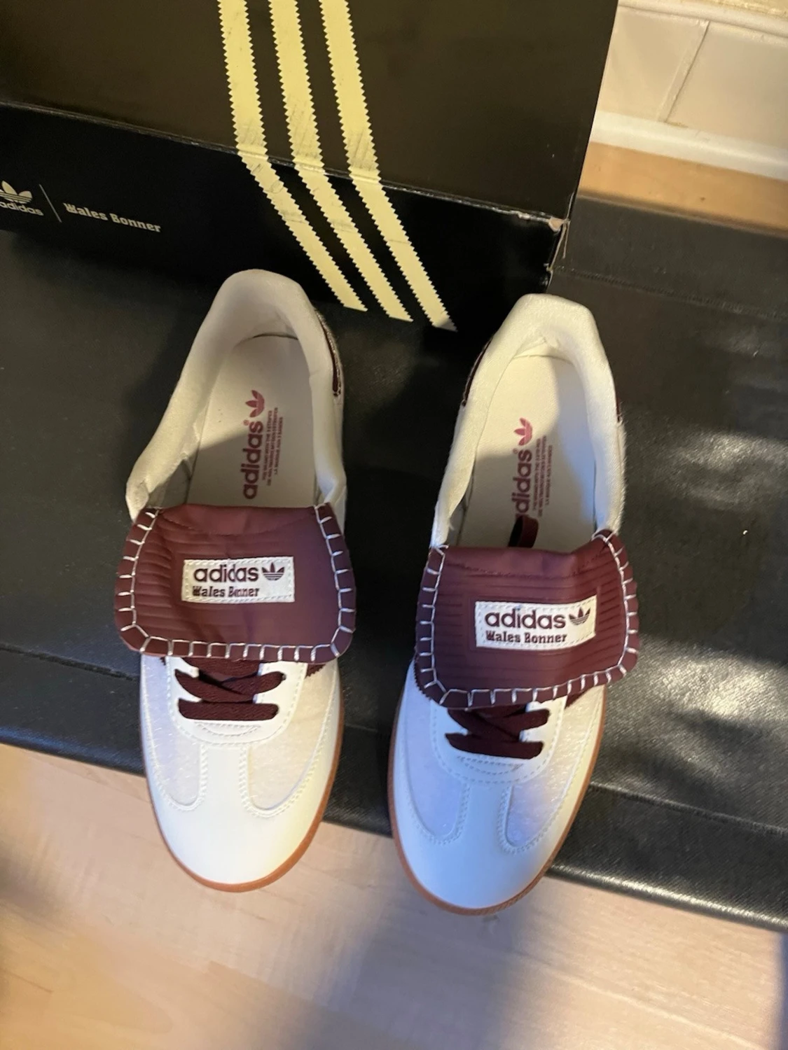 Adidas Wales Bonner Samba vinröd/vit - 6