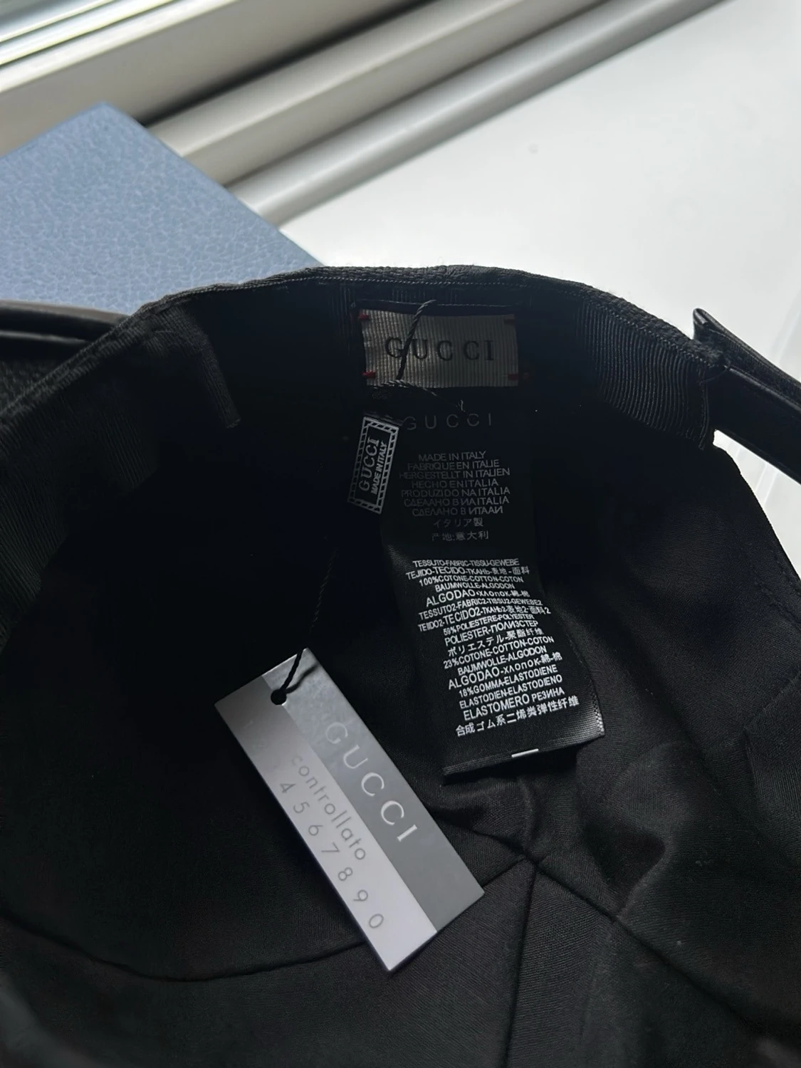Svart gucci keps - 2