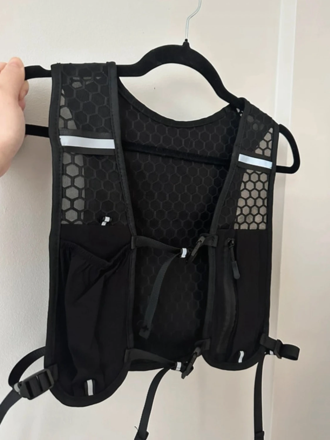 Svart löparväst med fickor - 2